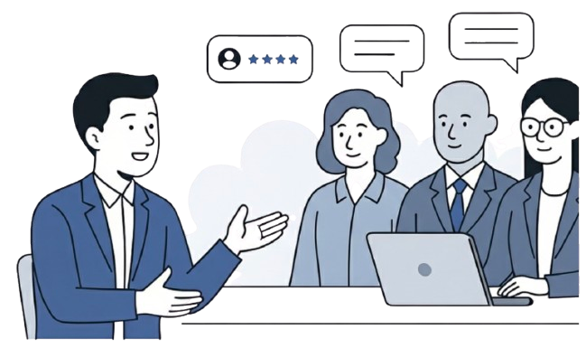 Practice panel interviews with AI feedback